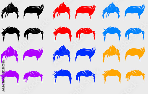 cool men's hairstyles with many color choices