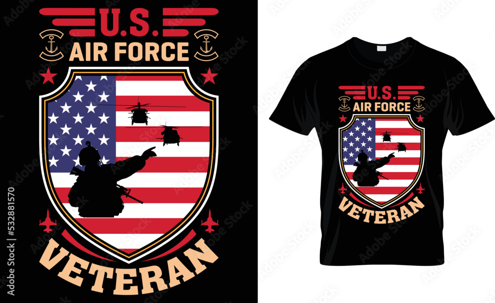 U.S. Air Force Veteran... T-Shirt Design.