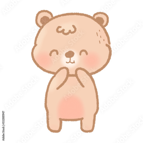 cute cartoon bear illustration