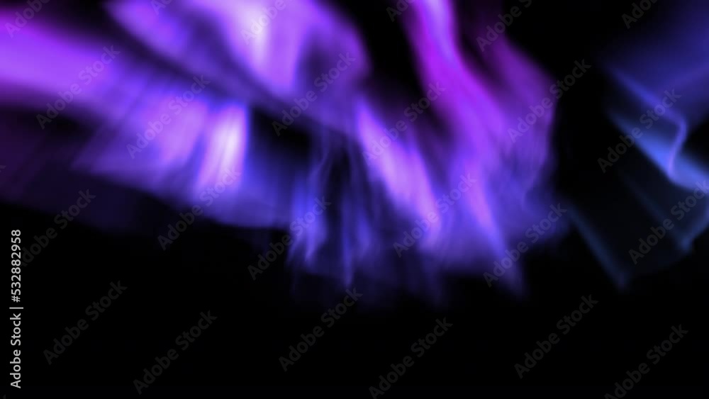 Glowing Aurora Borealis Purple Loop
