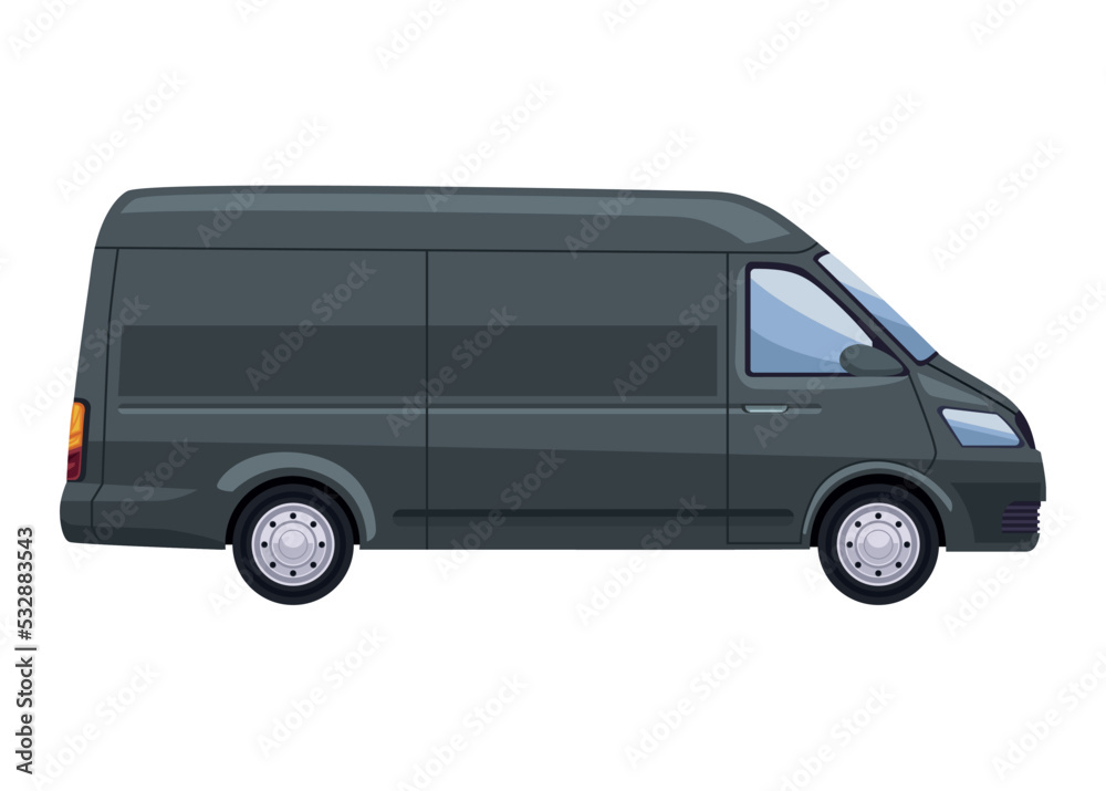 black van mockup