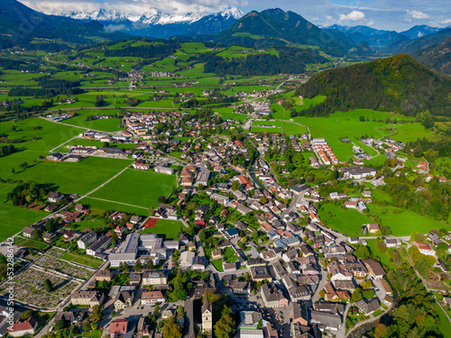 Windischgarsten im Traunvierten von oben photo