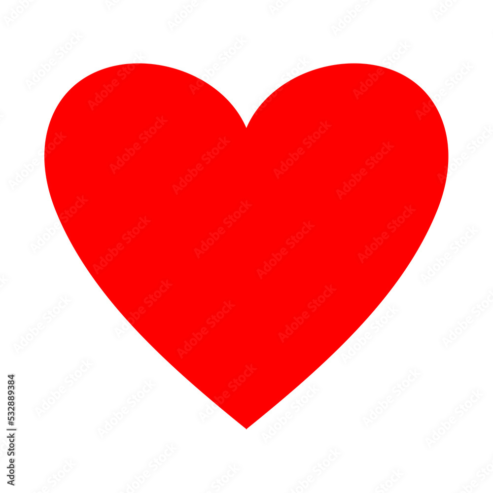 Red Heart, Heart Icon, Love Sign
