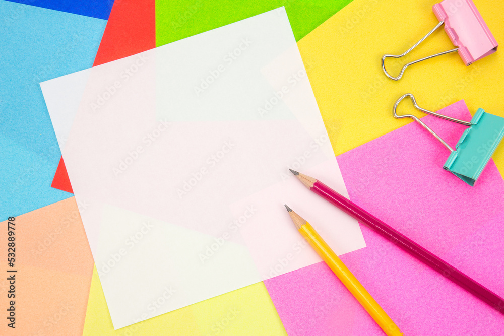 Blank white paper for copy space Blank white paper for copy space