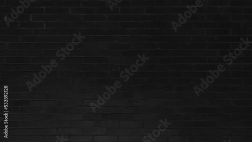 Dark black grey grungy brick wall texture background wallpaper