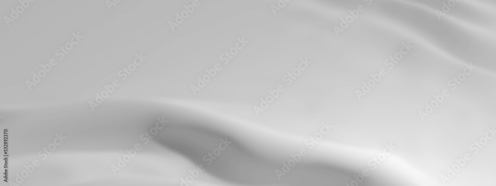 Abstract white satin background. Clear background.3d rendering.