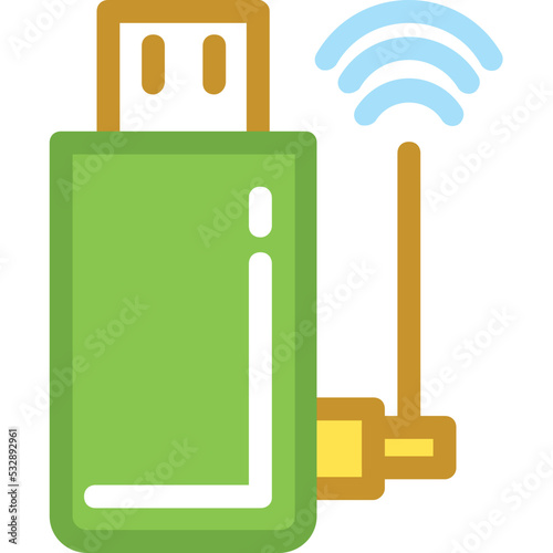 Internet Dongle Vector Icon