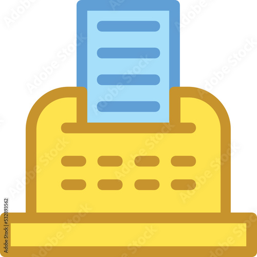 Receipt Machine Vector Icon