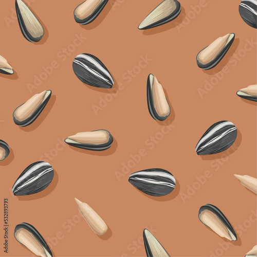 sunflower seeds product pattern