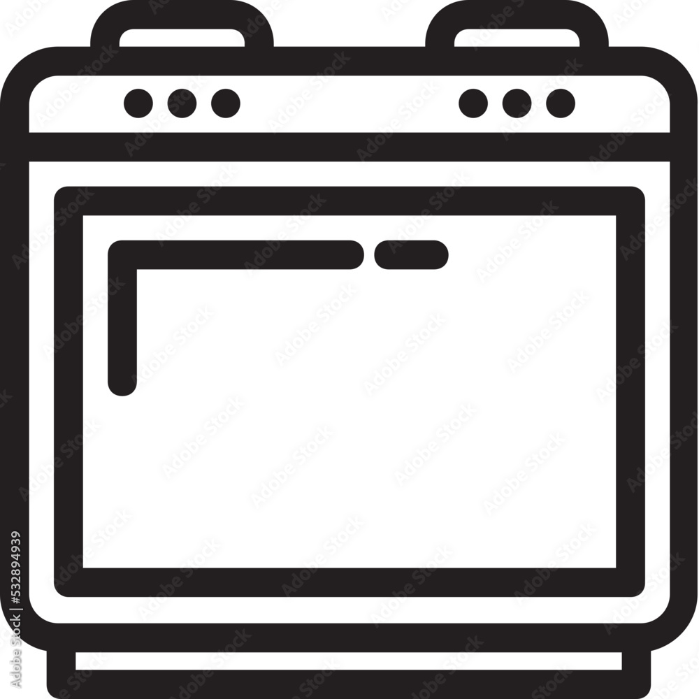 Cooking Range Vector Icon Cooking Range Vector Icon