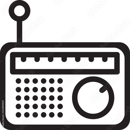 Radio Vector Icon