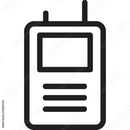 Walkie Talkie Vector Icon