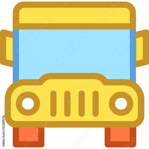 Tour Bus Vector Icon