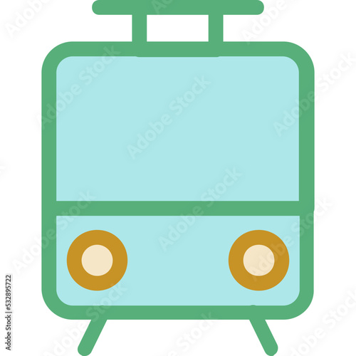 Tram Vector Icon