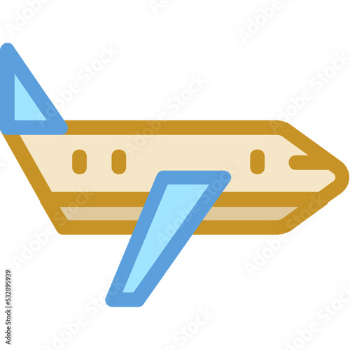 Airplane Vector Icon 
