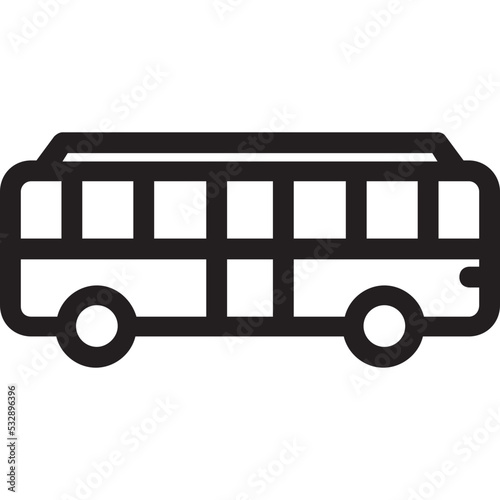 Tour Bus Vector Icon