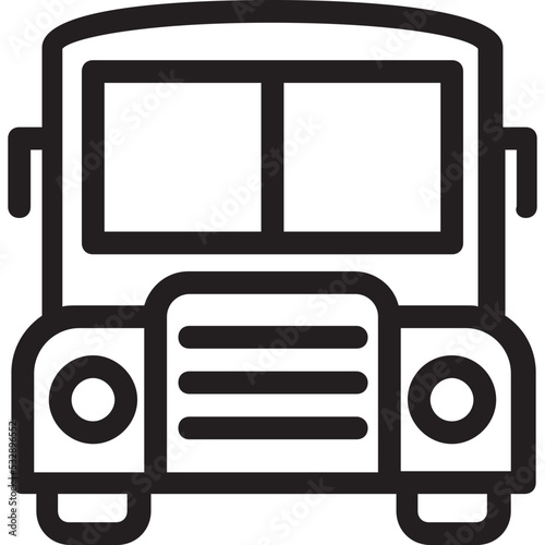 Tour Bus Vector Icon