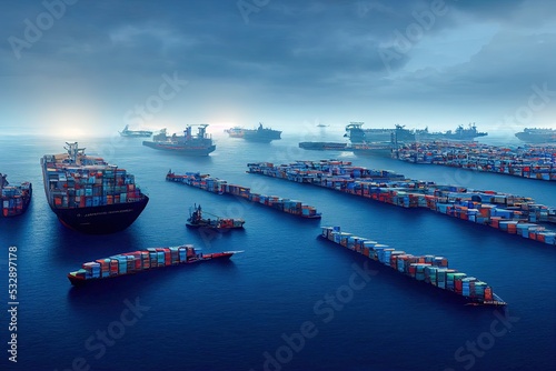 Cargo ships