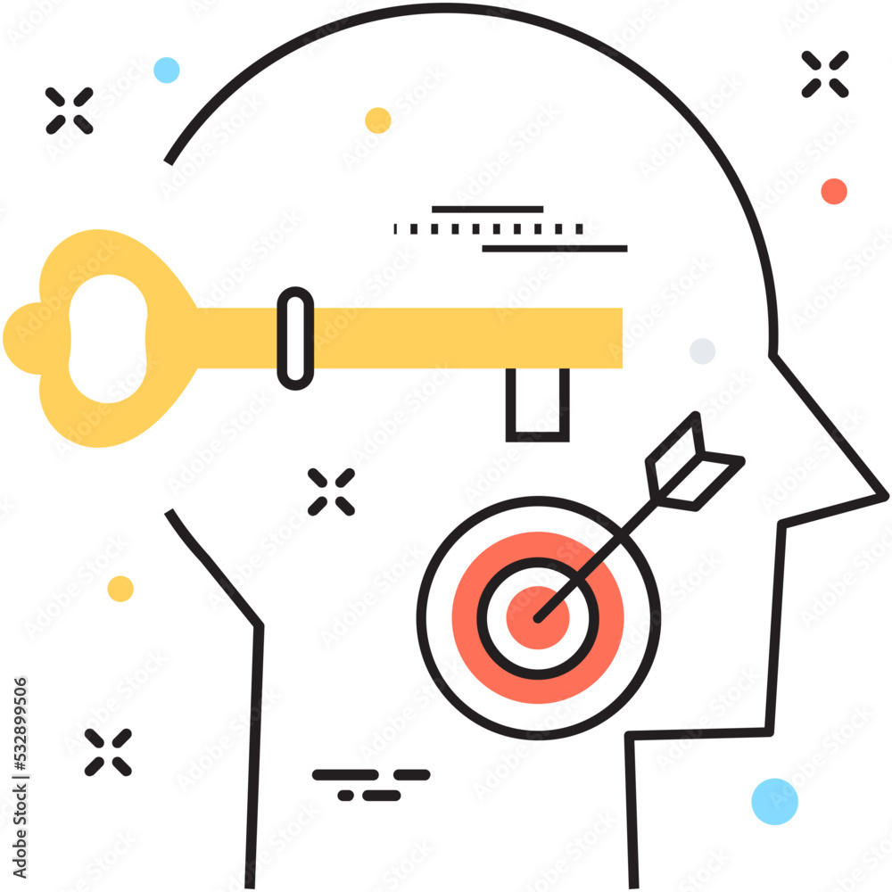 Obraz premium Unlock Abilities Vector Icon