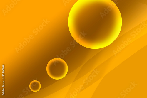 Abstract gold circle for background design.