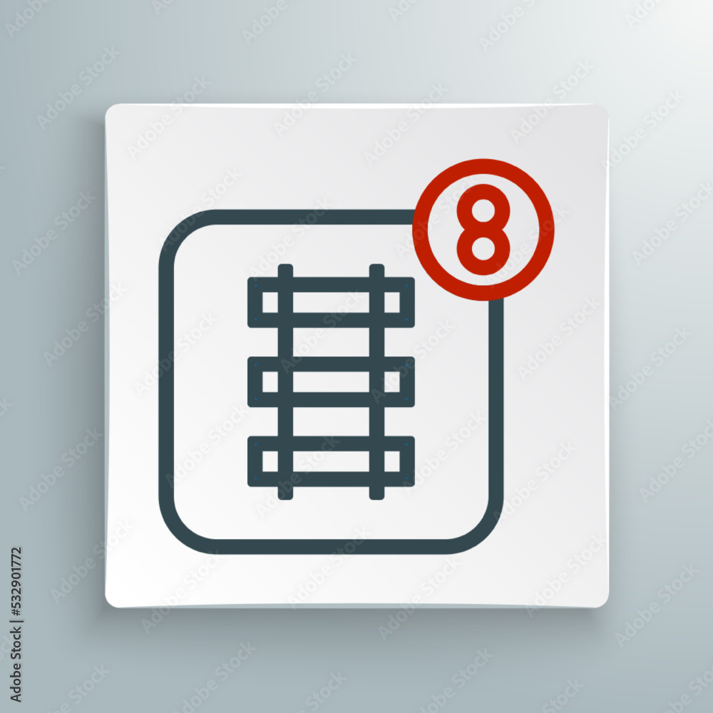 Line Online ticket booking and buying app interface icon isolated on white background. E-tickets ordering. Electronic train ticket on screen. Colorful outline concept. Vector Line Online ticket booking and buying app interface icon isolated on white background. E-tickets ordering. Electronic train ticket on screen. Colorful outline concept. Vector