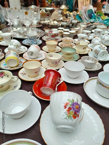 cups and plates