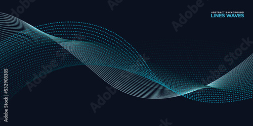 Composed of particles swirling abstract graphics,background of sense of science and technology