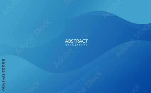 Abstract blue wave background, Abstract blue background with wave