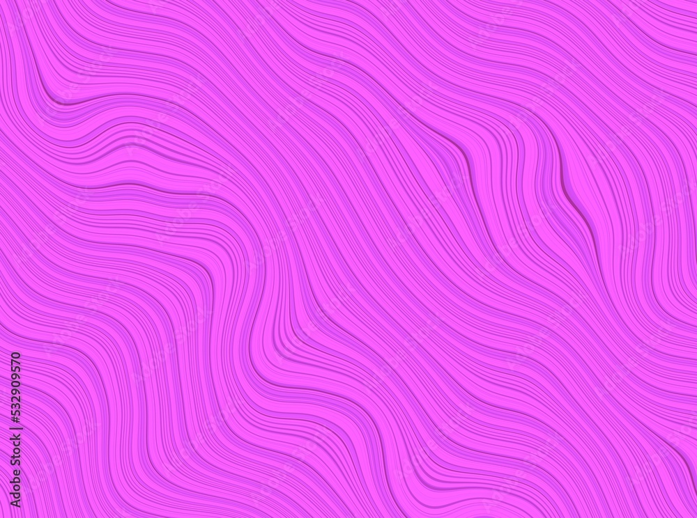 Wavy pink background. Curved lines. Striped texture. Wavy pink background. Curved lines. Striped texture.