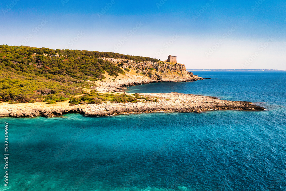 baia di Porto Selvaggio e Torre Dell'Alto, Nardò, Salento, Puglia