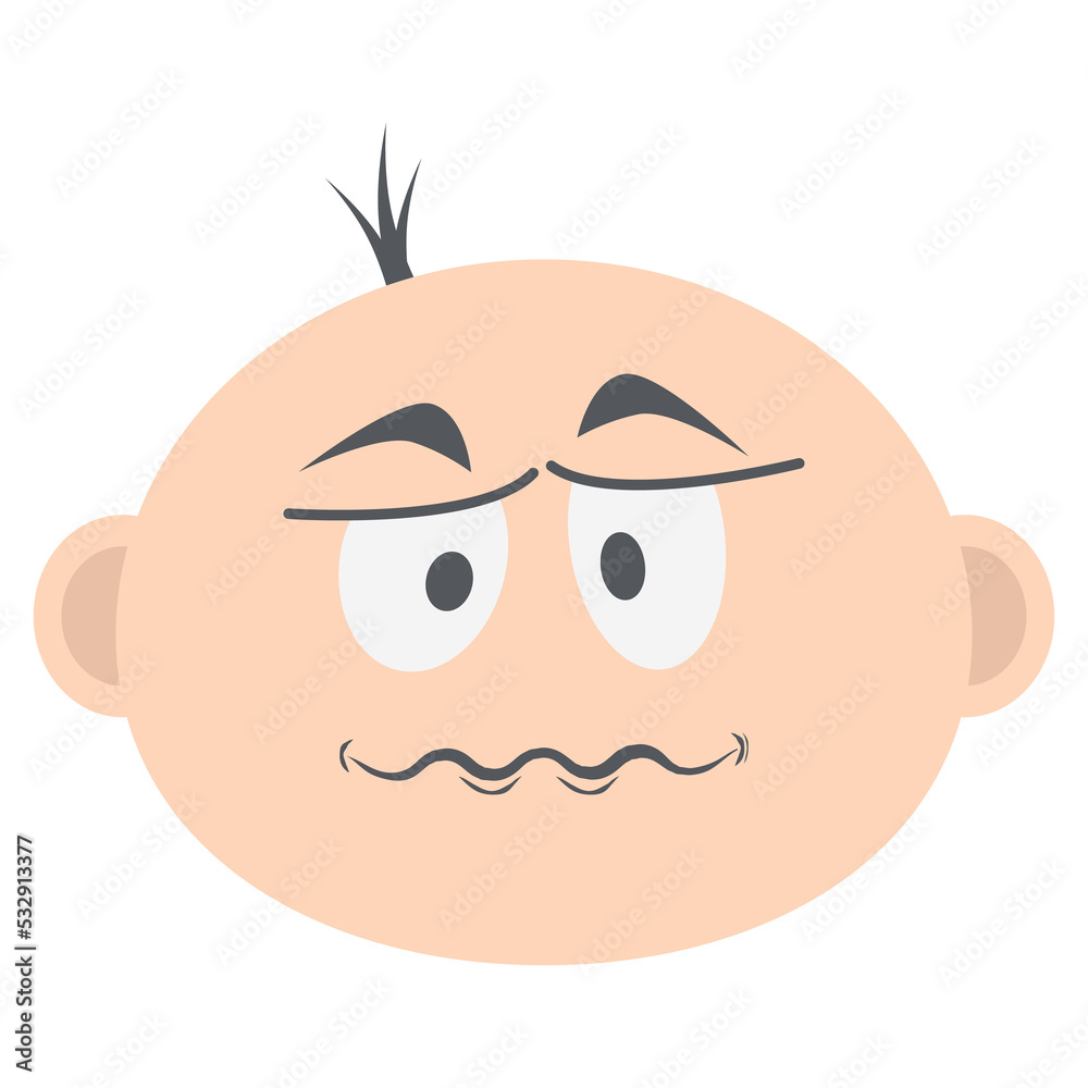baby boy head emoticon face expression collection baby boy head emoticon face expression collection