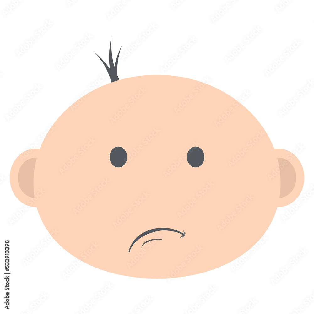 baby boy head emoticon face expression collection baby boy head emoticon face expression collection