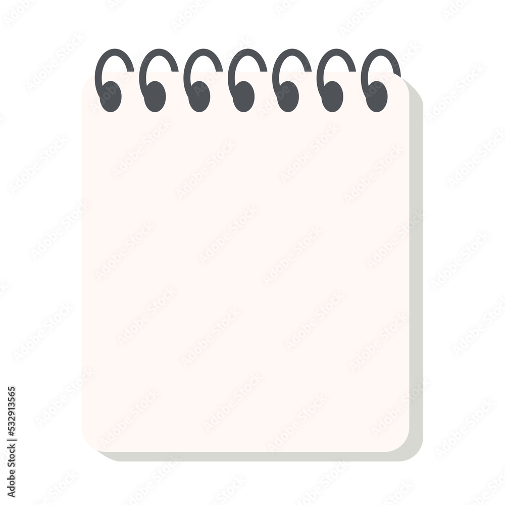 blank notebook striped paper texture variation collection set