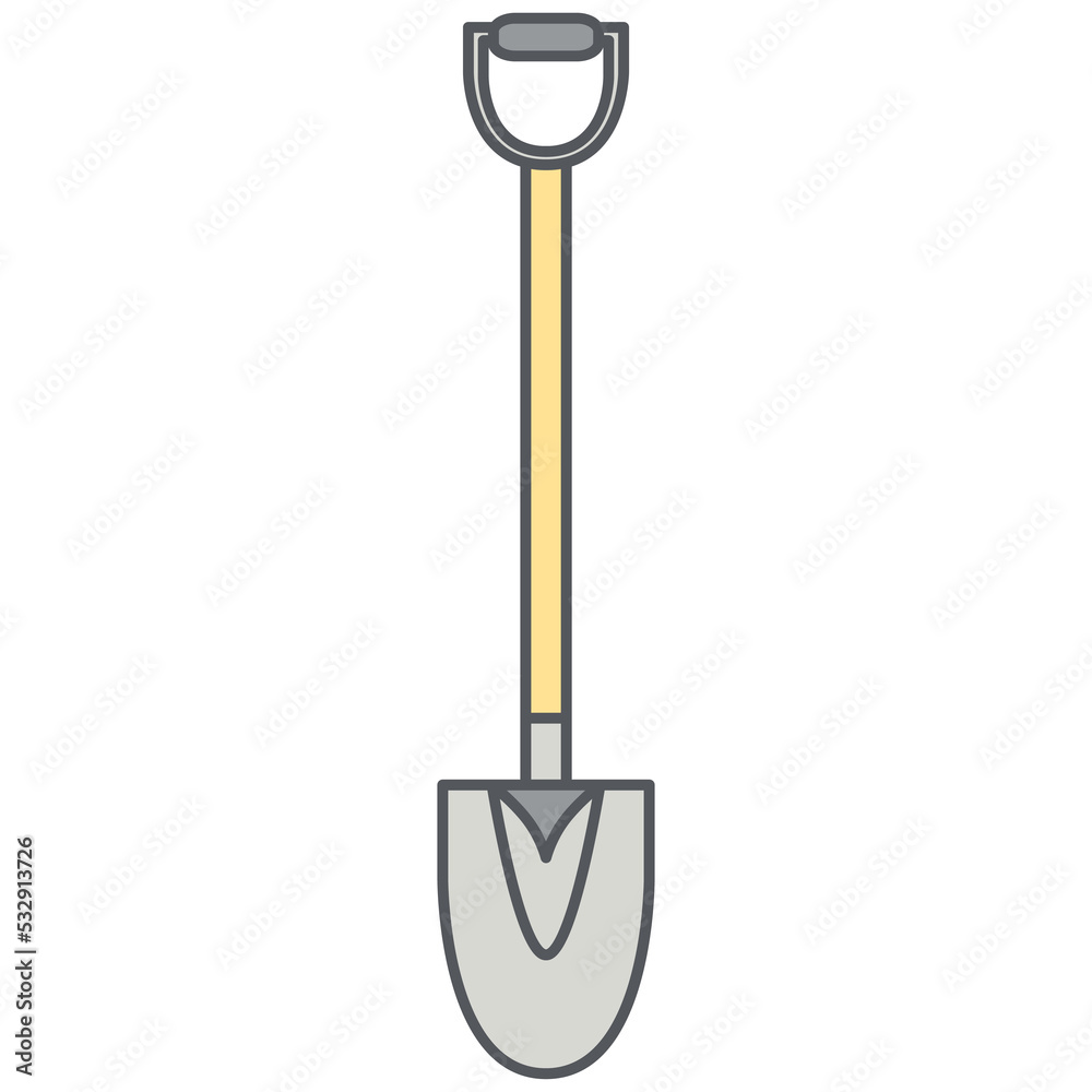 shovel construction tools icon set collection shovel construction tools icon set collection