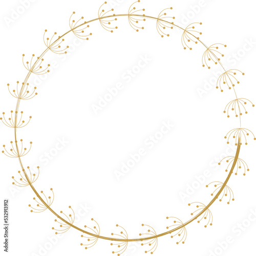 dandelion golden doodle wreath frame