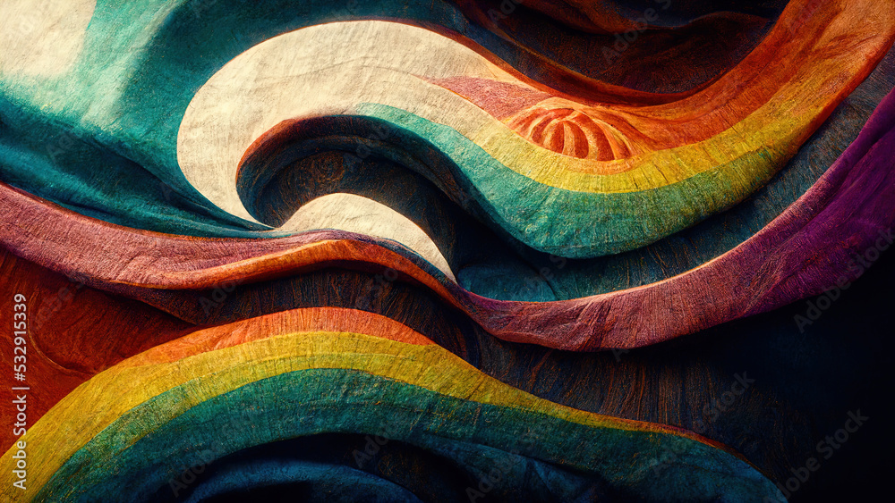 color wave rainbow line backgrounds in 1970s color wave rainbow line backgrounds in 1970s