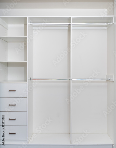New empty build in wardrobes.