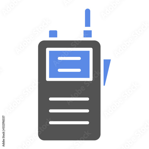 Walkie Talkie Icon Style