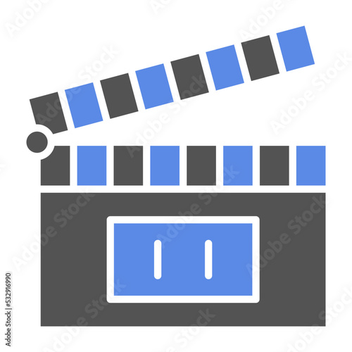 Clapperboard Icon Style