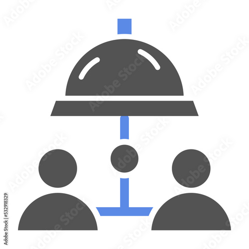 Corporate Catering Icon Style
