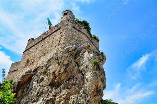 Pietra Ligure Castle, characteristic village in Italy