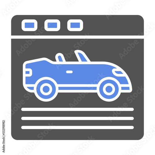 Racing Game Icon Style