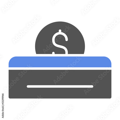 Donation Based Crowdfunding Icon Style
