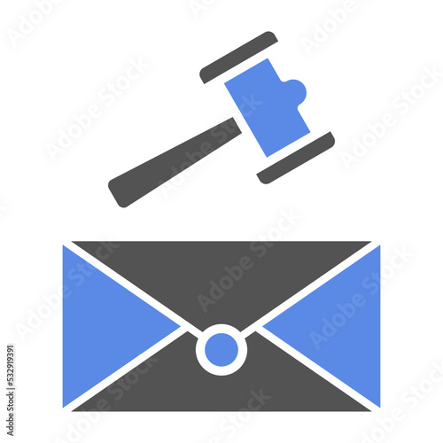 Auction Invitation Icon Style