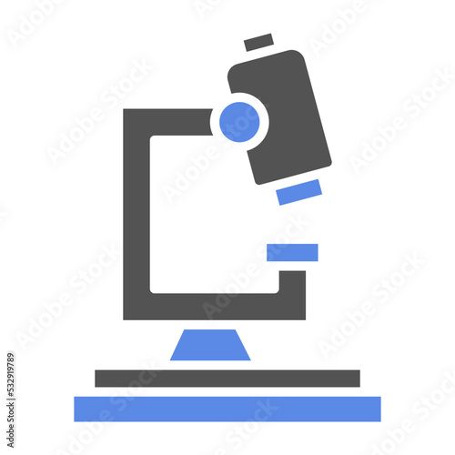 Microscope Icon Style