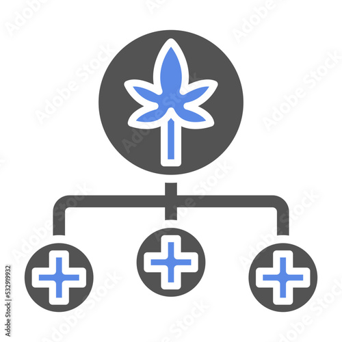 Cbd Benefits Icon Style