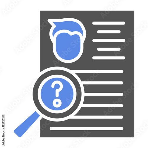 Background Check Icon Style