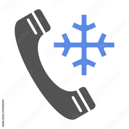 Cold Calling Icon Style