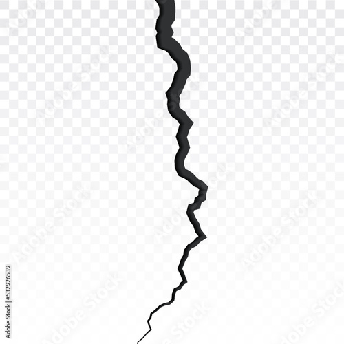 Tela Crack vector wall line effect