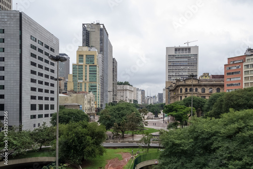 View of the downtown of São Paulo, the most populous city in Brazil and the world's 4th largest city proper by population